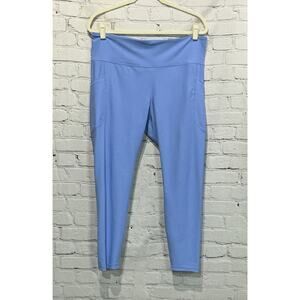 Old Navy Active Women's Periwinkle Powersoft High-Rise Leggings (Size XL)
